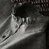 Camicette da donna Camicia a quadri in cotone con colletto alla coreana originale Abbigliamento donna Design in stile retrò Sense Niche Top manica lunga Blusas Donna