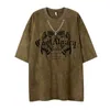 T-shirt femme High Street Suede Angel imprimé à manches courtes T-shirt ample Hip Hop pour hommes et femmes P230526