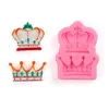 Stampi da forno Royal Crown Sile Fandont Mods Gel di silice Corone Stampi per cioccolato Candy Mod Strumenti per decorare torte Tinta unita Sn3311 Dro Dhpzf