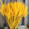 Decorative Flowers 100Pcs Dried Flower Wheat Wedding Supplies Party Decor Spring Decoration Home Items With Pampas Grass