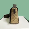 Messenger Bag Designerväska Mode för män och kvinnor med stor kapacitet enkelaxelväska högkvalitativ handväska temperament Diagonal Span Bag 449172