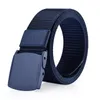 Pasy 3,7 cm mężczyzn No Metal Anti Allergy Tactics Weven Belt Canvas Boys