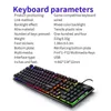 キーボードRyra 104キーキーボードゲームメカニカル感触キーボードは、コンピューターゲーマー向けのLEDバックライトの人間工学的電子キーボードを備えたキーボードG230525