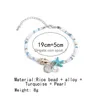 Anklets Summer Beach Starfish Charm Bracelet Ankle Handmade Seed Bead Shell Foot Jewelry Drop Delivery Dhzbr