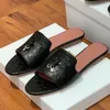 Loro pianoforto Loro Pianaa Slides Muli di struzzi pantofole incantesimi di sandali estivi in pelle vera in pelle di punta piatta tacchi da donna designer di lusso di lusso in fabbrica di scarpe casual scarpe casual