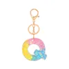 Porte-clés Bonbons Couleur Lettre Résine Acrylique 26 Anglais Populaire Simple Pendentif Porte-clés Accessoires Mignon G230525