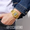 Zegarstwatches marka LED mężczyzn cyfrowe zegarki zegar SKMEI TOP luksusowy stopwatch Kobiet Bransoletka Stylowa samca elektroniczna relogio homme