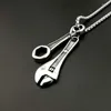 Pendant Necklaces Trendy Tool Wrench Charm Men's Fashion Hip Hop Punk Jewelry Rock Accessories Party Gift Without Chain