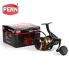 Moulinets Baitcasting PENN BATTLE III Moulinet Spinning 2000 10000 Original Full Metal Body 5 1BB Système de traînée en fibre de carbone Moulinet de pêche en eau salée 230525