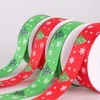 Hair Accessories 10y/Roll 20mm Christmas Tree Print Grosgrain Ribbon For Gift Wrapping Wedding Decoration Bows DIY