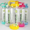 Multi Color 1000ml BPA Free Gray Rose Red Portable Herbalife Nutrition Plastic Sports Hiking Fitness Straw Water Bottle