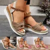 Sandali Donna Leggero Colorblock Knot Decor Espadrillas Vacanze Largo Per Con Supporto Dell'arco plantare Sandalo Da Acqua Da Donna