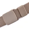 Pasy 3,7 cm mężczyzn No Metal Anti Allergy Tactics Weven Belt Canvas Boys