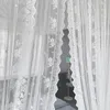 Kurtyna koronkowe białe zasłony tiulowe do pokoju sypialni Europa typ Mały emocjonalny wzór przeanalizowany do światła