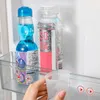 Aufbewahrungsflaschen 1/2 Stück Universal-Gewürzflaschenregal Tragbare Box Transparenter Kühlschrank-Organizer für Kühlschrank-Seitentür