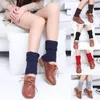 Frauen Socken Gestrickte Twist Kurze Beine Abdeckung Winter Häkeln Casual Mode Warme Solide Boot Manschetten Knöchel Socke Schuh Zubehör