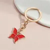 Keychains Metal Butterfly Bolsa feminina Charme requintado Acessórios para garotas de chaves Diy Jóias G230526