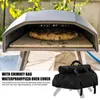 Verktyg Portable Pizza Oven Cover för Ooni Karu 12 Heavy Duty Waterproof 420D Fabric Dammtät täcker Kök BBQ Tillbehör