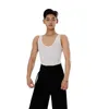 Stage Wear Adults Latin Dance Top Samba Men Professional Tops Vest Practice Clothes Tango Cha Rumba Ballroom DWY9145