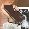 Designer Phone Cases for Iphone 14 pro max 13 mini 11 12 Xr X Xs Max 8 7 Plus Metallic Lock PU Leather Cover xinjing03