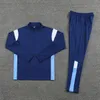 2023 2024 Man Tracksuit City Haaland Half Zip Training Suit Men Kids 23/24 Długie rękaw piłkę nożną 2023 Chłopcy dziewczyn