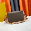 Luxurys M45985 M46386 ombro Diane Bag Genuine Leather Tote Bolsa Designer Satchel Bag Womens Womens Women