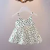 Mädchen Kleider Baby Kleid Kleidung Träger Ärmellos Rückenfrei Kind Sommer Strand Party Prinzessin Kostüm Geburtstag Outfit Kinder A1054