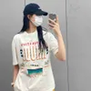 Diseñador Ropa de moda Camisetas Camiseta Nicho estadounidense Marca de moda Rhude Design Sense Manga corta Hombre Mujer Pareja Niebla High Street Camiseta suelta Primavera