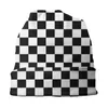 Berets Black And White Checkerboard Fisherman'S Hat Bucket Hats Caps Pattern Squares Checker Board Checkered Gray