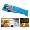 Sovsäckar ultralätt design utomhusväska 70 210 cm camping vandring liner bärbar vikning resor 3 färger