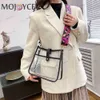 Evening Bags Transparent Crossbody Bags Clear PVC Sling Shoulder Bag Candy Color Woven Print Wide Strap Lady Phone Purse Travel Daily Wear T230526