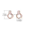 Hoop Huggie Shiny Crystal Earrings for Women 3 Layer Circle Earring Design Smycken Höggrad Guld och Sier Wedding Party Drop Deliv Dhxty