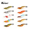 الطعوم السحرات مضيئة Squid Jig Hook Fishing Lures 8cm 15g أخطبوط القدم الناعم