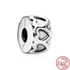 Ny 2023 toppsäljande 925 Sterling Silver Charms Animal Peads Fit Original Pandora Charm Armband för kvinnor Diy Fashion Silver Jewelry Making