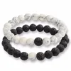 Bracelets à breloques Bracelet en pierre d'oeil de tigre 2023 perles Bracelet bijoux pour Couple YP8579