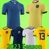 2024 Sezon Ekwador Koszulki piłkarskie 22 23 24 E.Valuncia #13 Estupinan Caicedo Central Ibarra Dorosły Mens Football Shirty Kit Mundurs Domowe miejsce na trzecim miejscu