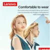 Casque Écouteurs D'origine Lenovo Lp40 Sans Fil Tws Bluetooth Contrôle Tactile Sport Casque Stéréo Écouteurs Pour Téléphone Android Drop Dhunc