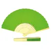 Party Favor 10/20/30/4050Pcs Personnalisé Pliant Papier Diy Fan Vintage Fans Favors Baby Shower Cadeau Décoration Drop Deliver Dhqno