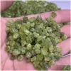 Konst och hantverk 1 påse 50 G100 g hela naturliga kristall tumlade stenar olivin stenar storlek 37 mm4847306 droppleverans hem trädgård dhbws