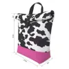 Leakproof Leopard Cooler Bag 5pcs Lot Outdoor Travel Picnic Insulated Bags Western Style GA Wareouse Handy Roll-up Lunch Bag DOM1062289
