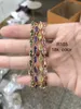 A5 xuping jewelry Classic Fashion Design Color Diamond Crystal Couple Gift Rope Moissanite Bracelets