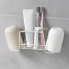Badkameropslag organisatie tandenborstel spinbrush wandmontage zuighouder standrek huis naadloos
