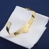 Designers chunky gold cuff bracelets diamond bangle high quality triangle P open bangle casual jewelry