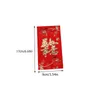 Emballage cadeau 20 pièces décoration de mariage chinois 2023 ans enveloppes Chinoiserie paquet d'argent chanceux rouge boeuf poches cadeaux du zodiaque