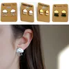 Boucles d'oreilles 1 paire oreille bijoux boucle d'oreille mode mignon nuage cristal strass Imitation perle pluie personnalité conception