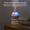 Essential Oils Diffusers Wireless Air Humidifier USB Portbale Aroma Diffuser 2000mAh Battery Rechargeable Umidificador Projector LED Lamp Humidificador 230525