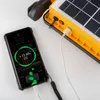 100W 태양 광 작업 조명 휴대용 LED 리플렉터 스포트라이트 USB 충전식 프로젝터 투광 조명 SOS 비상 캠핑 라이트 파워 뱅크