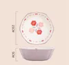 Bowls Home Ceramic Steamed Egg Bowl Oven With Baking Dedicated Baby Small Delicate Salad Lace High Appearance Level