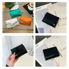 Porte-cartes Simple Fashion Lady Holder Purse Women Wallet Pu Leather Small Bags For Female Credential