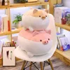 Dolls 40/50cm Kaii Fat Pig Philed Animal Plexhow Pillow Soft Pig Doll Childrens Birthday Gift L230522 L230522